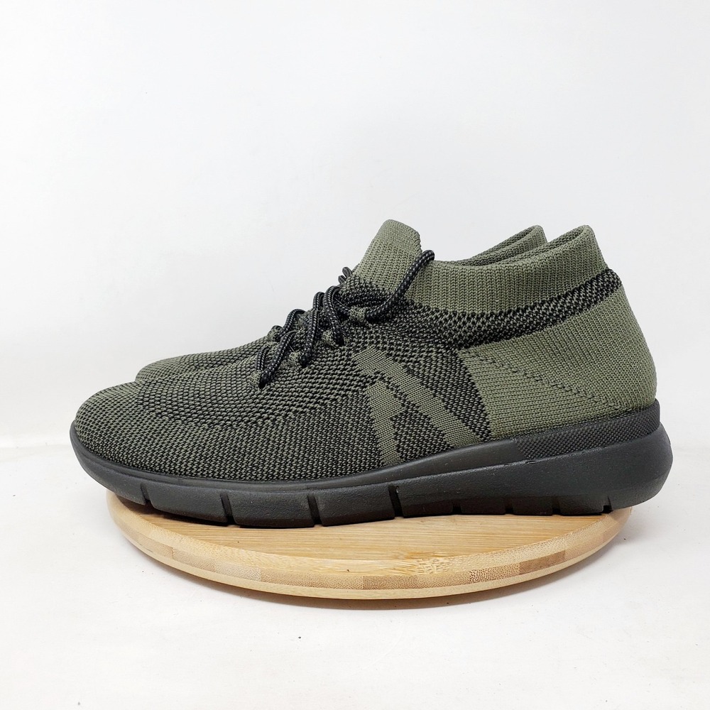 Arcopedico Physis Shoes Womens 38 Green‎ Knit Modest Comfort Sneaker 1761